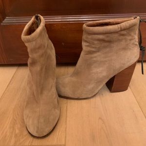 Jeffrey Campbell Brown Suede Booties